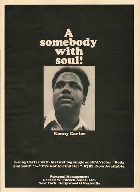 Kenny Carter - Showdown The Complete 1966 RCA Recordings_cashbox ad