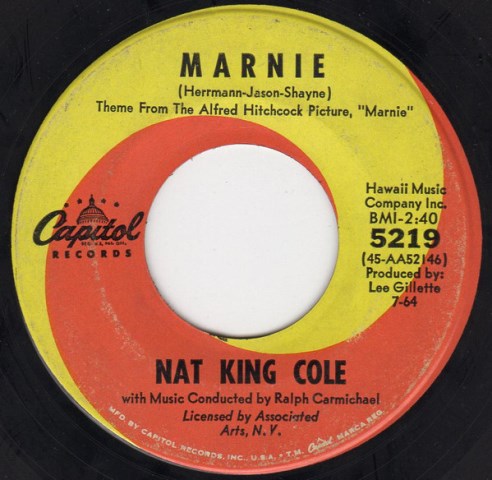 Marnie_Nat King Cole SINGLE 1964
