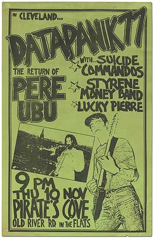 Pere Ubu Pirate's Cove 1977 poster