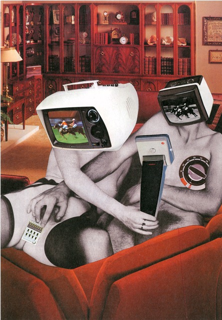 Linder Sterling’s montage TV Sex for Secret Public, 1977