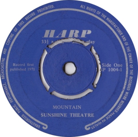 Sunshine Theatre Mountain harp label