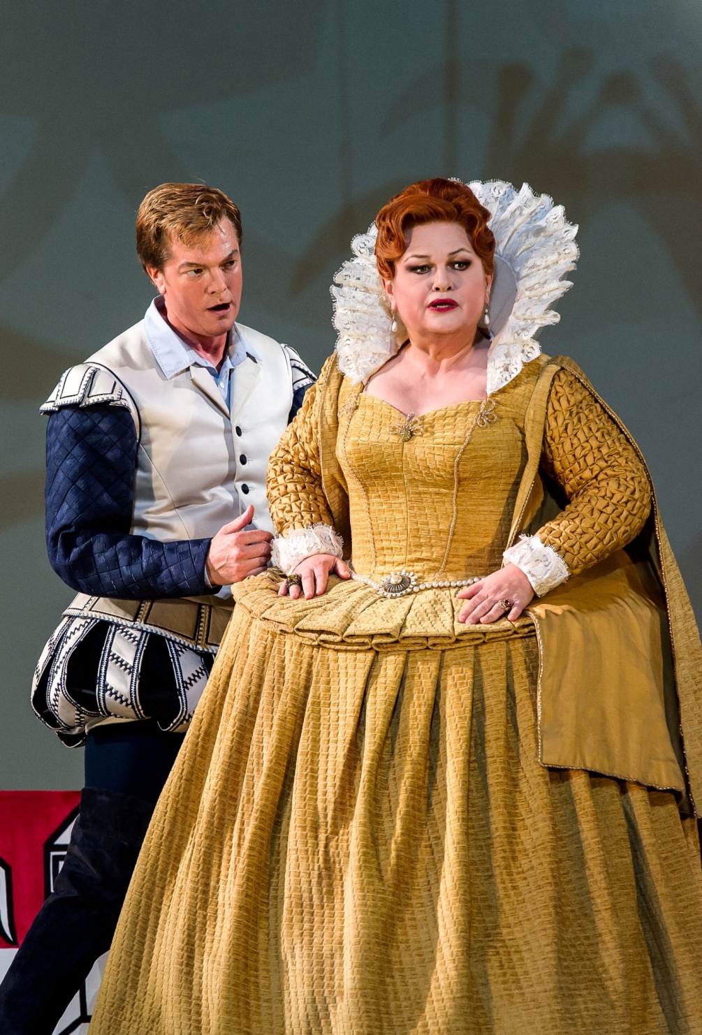 Toby Spence and Susan Bullock in the Royal Opera Gloriana