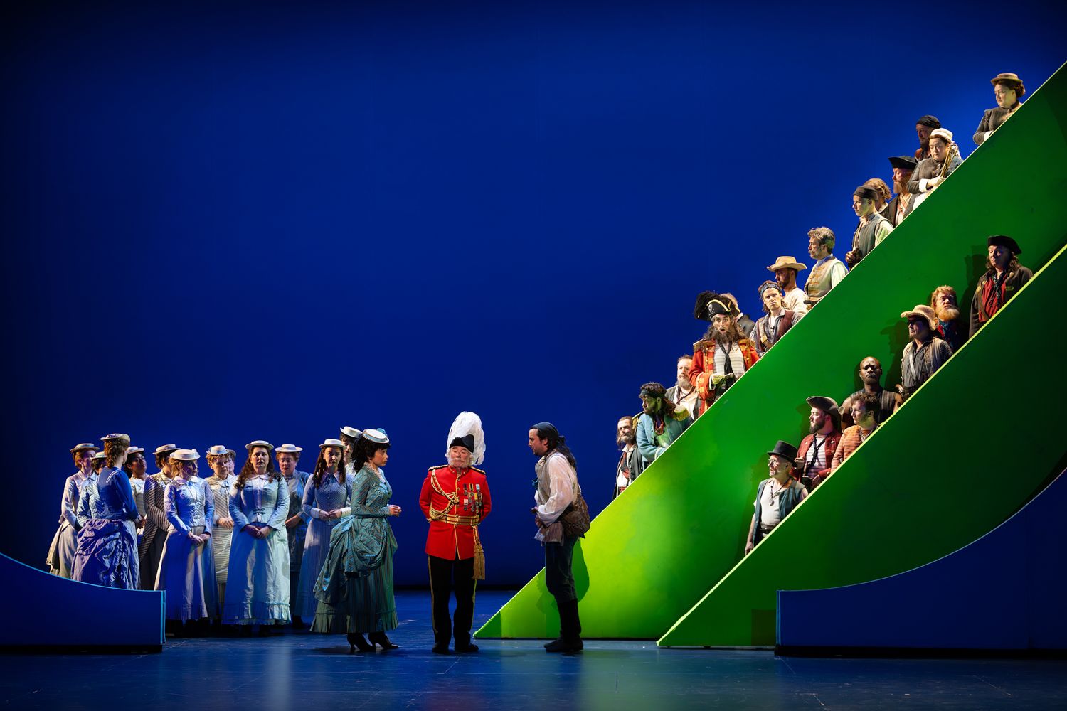 Scene from The Pirates of Penzance at ENO