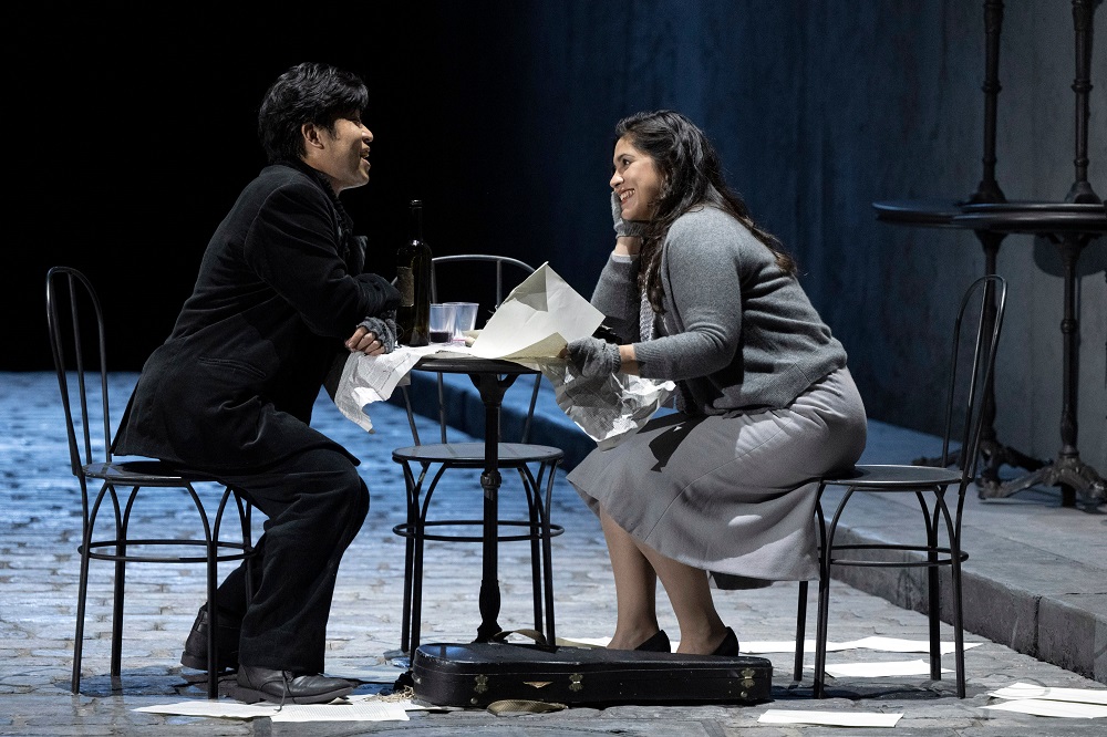 Mimi and Rodolfo in La Boheme at Glyndebourne