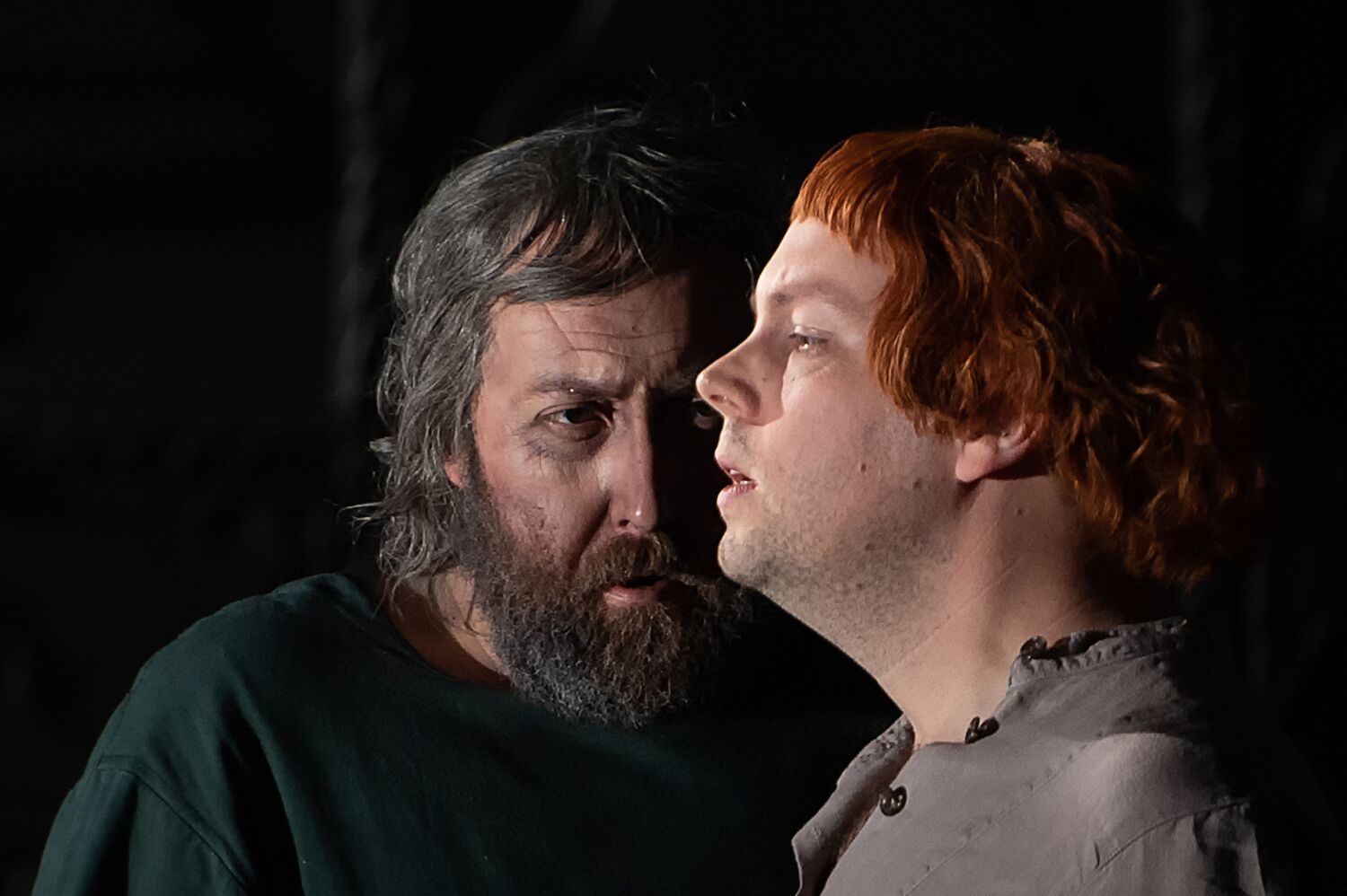 Matthew Rose and David Butt Phillip in Royal Opera Boris Godunov