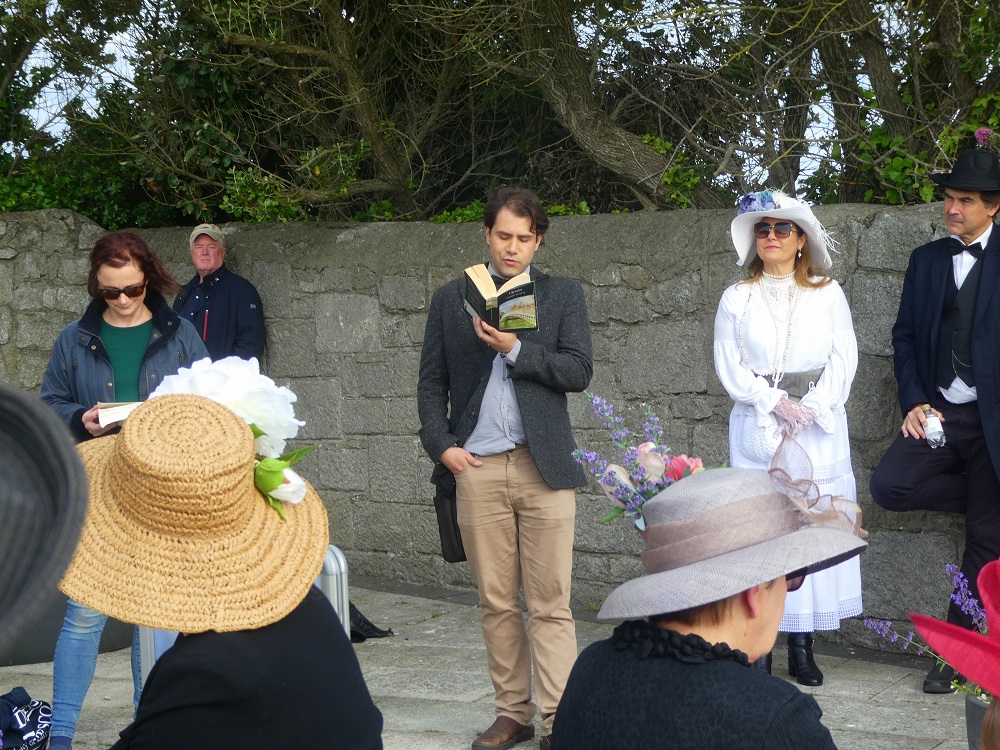 Bloomsday morning reading at the Martello Tower, Sandycove
