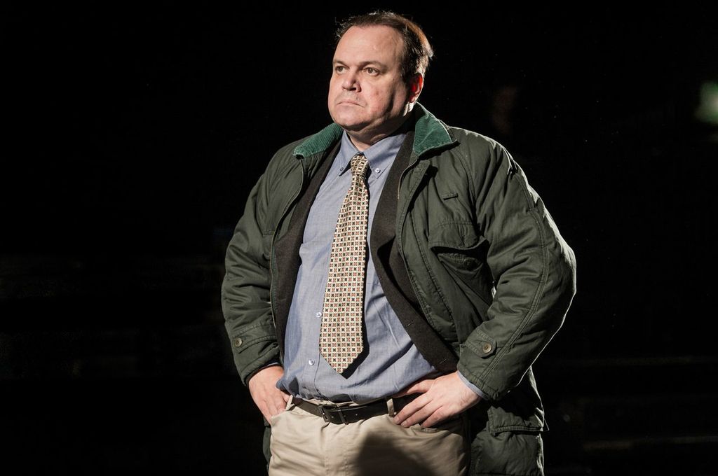 Shaun Williamson in Farragut North at Southwark Playhouse © Robert Workman