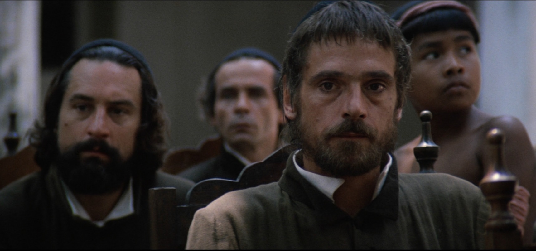Jeremy Irons and Robert de Niro in The Mission