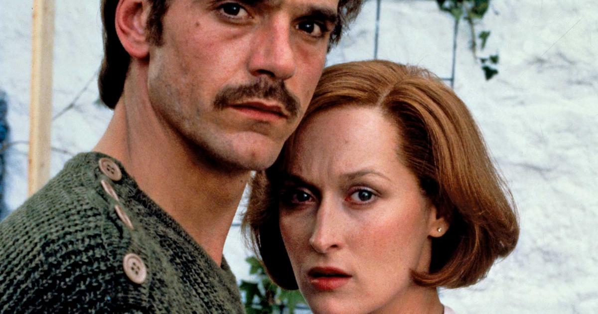 Jeremy Irons and Meryl Streep in The French Lieutenant’s Woman