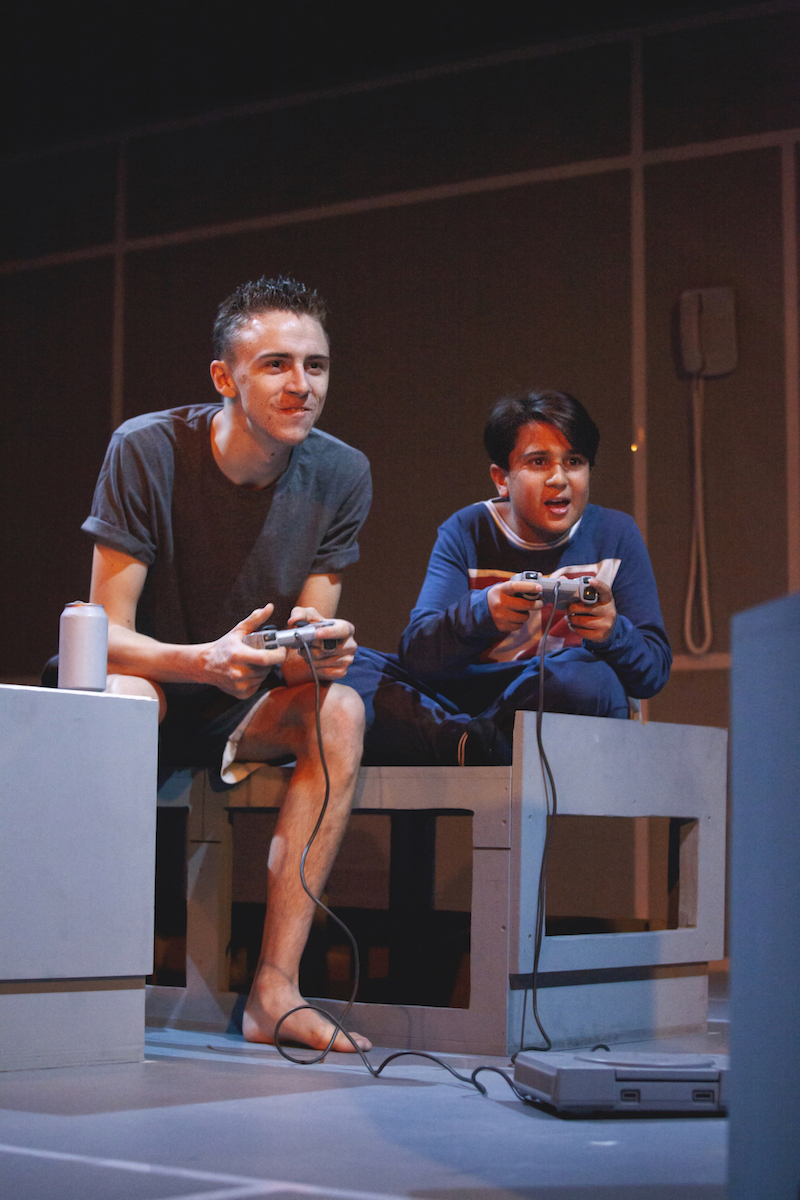 Scott Folan and Hari Aggarwal in Mother of Him at the Park Theatre