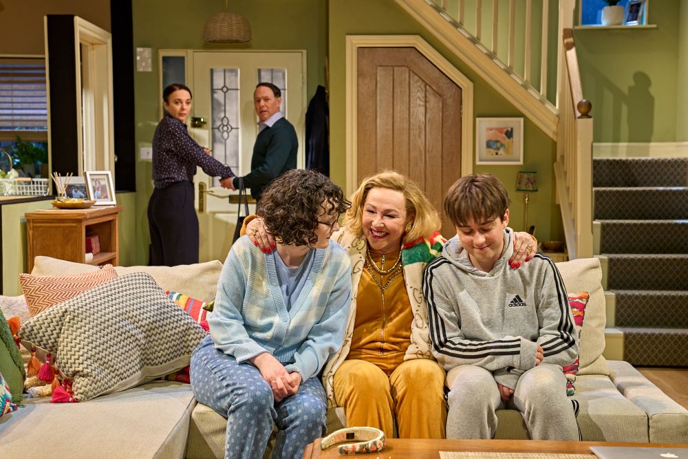 The cast of 'The Unfriend' at the Criterion Theatre