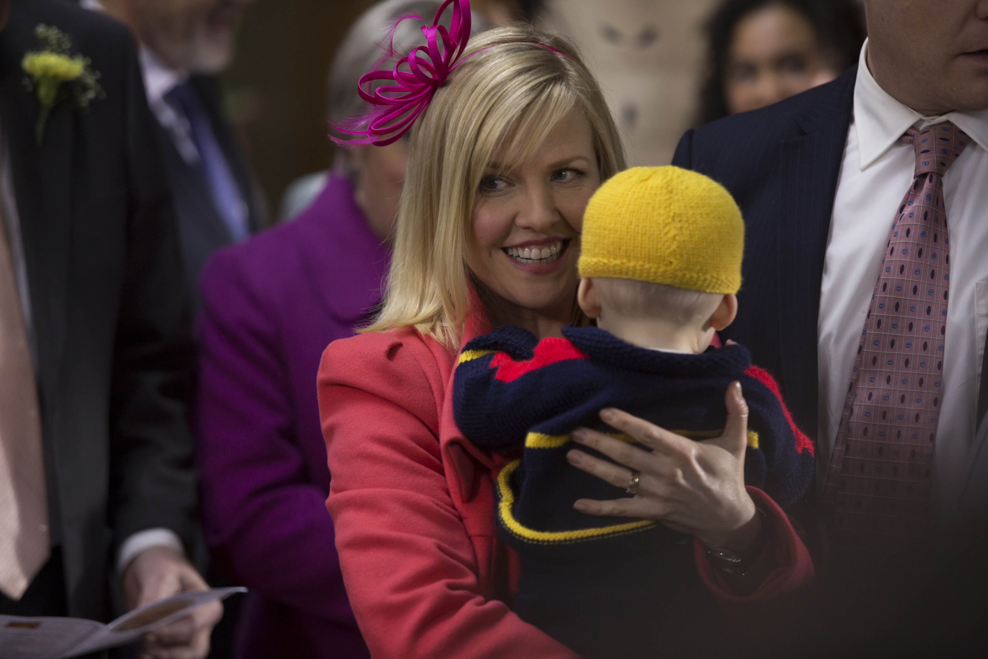 Ashley Jensen with baby Beyonce in Love and Marriage