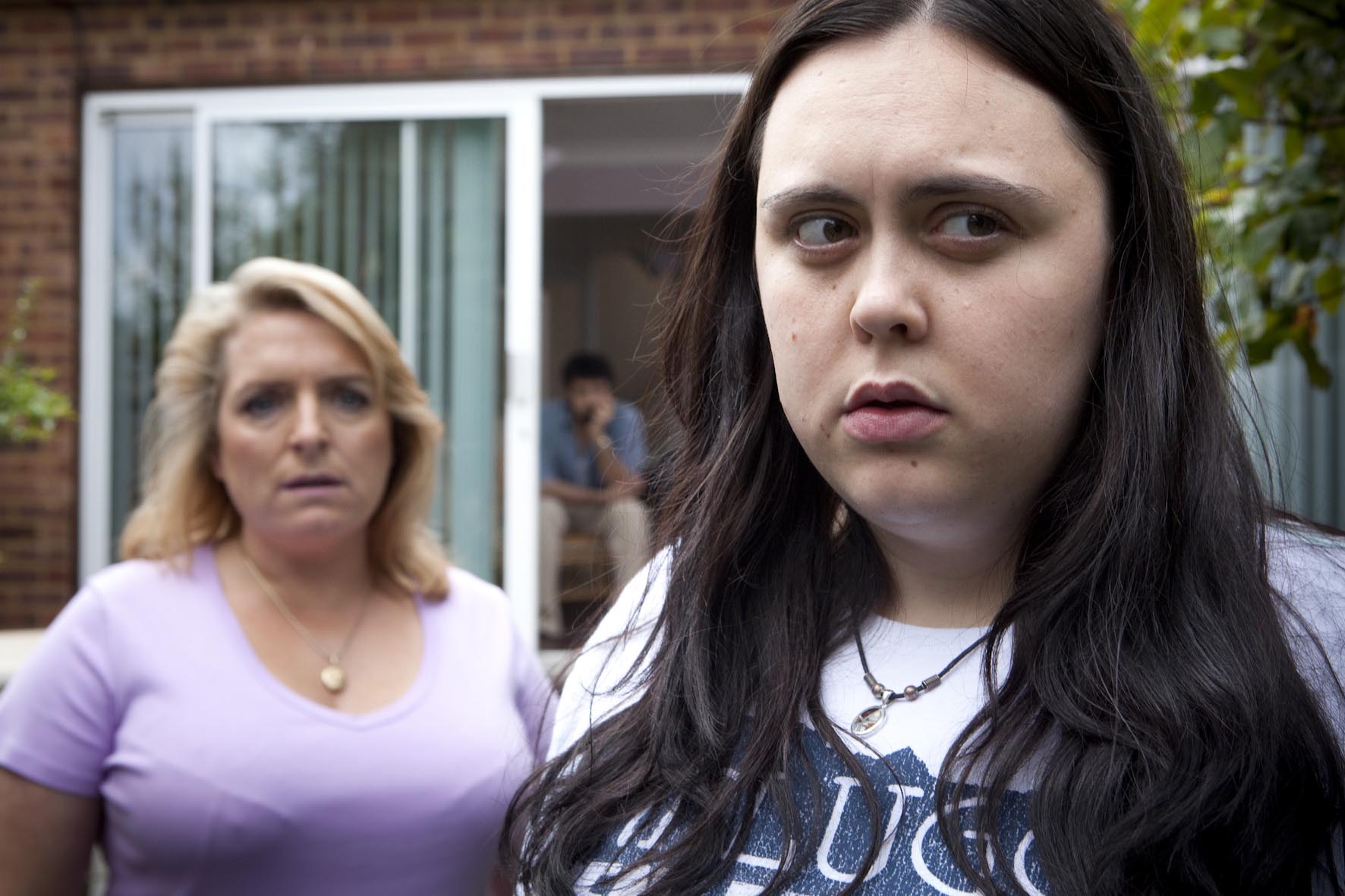 Claire Rushbrook and Sharon Rooney in My Mad Fat Diary