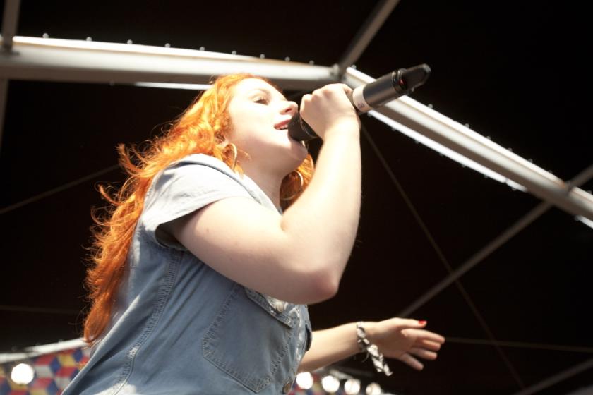 Kathleen O'Brien aka Katy B, singing direct to the dancefloor