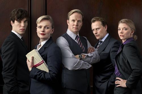Maxine Peake and Rupert Penry-Jones (second left and centre) head the cast of Peter Moffat's new six-part legal series