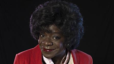 Stephen K Amos, dressed as his mother 
