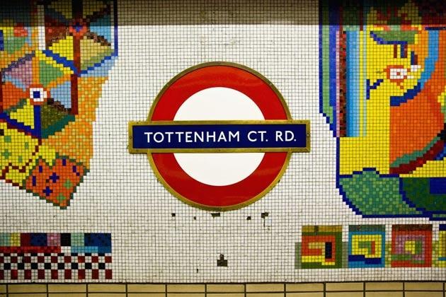 One small section of Paolozzi's mosaic