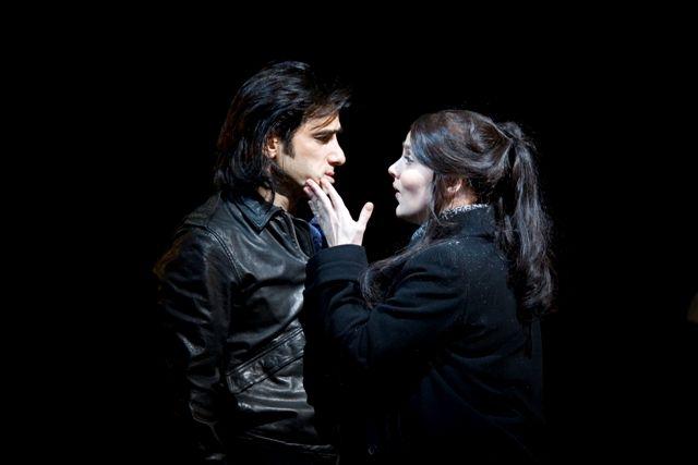 An improbably attractive cast: Bülent Bezdüz as Rodolfo and Anne Sophie Duprels as Mimì