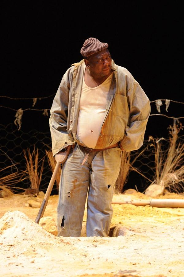 Grave concerns: Owen Sejake in Athol Fugard’s 'The Train Driver'