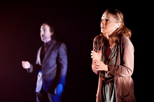 The compelling power of good acting: Declan Conlon and Catherine Walker in 'Terminus'
