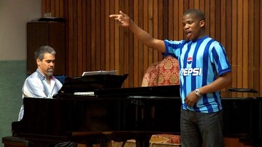Township chorister goes it alone: Thami, 18, at an operatic audition