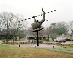Paul Shambroom's 'Alpharetta Military Helicopter - Suburban Street Furniture'