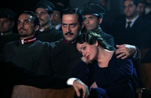 'Vincere': the future Duce (Filippo Tomi) seduces his mistress (Giovanna Mezzogiorno)