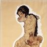 Egon Schiele, 'Woman With Homunculus', 1910