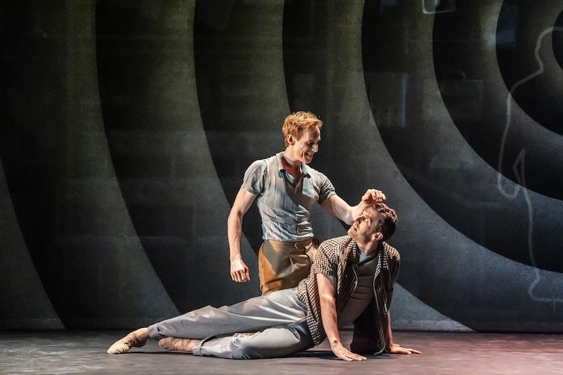 Edward Watson and Jonathan Goddard in A Single Man