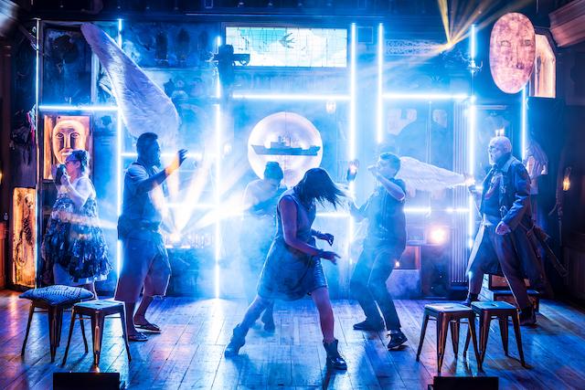 The company of The Tempest disco