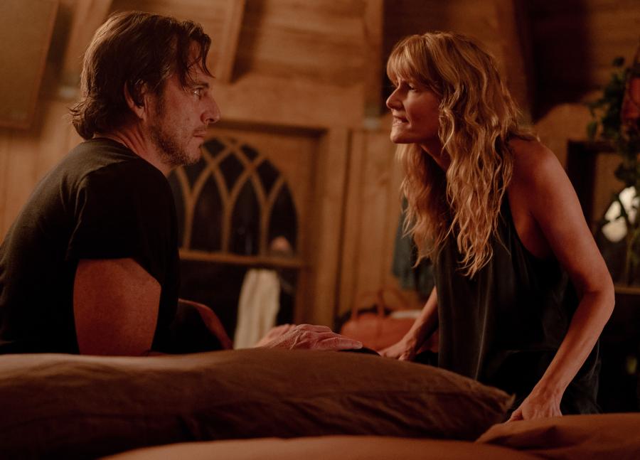 Will Arnett as Alex, Laura Dern as Tess in Is This Thing On?