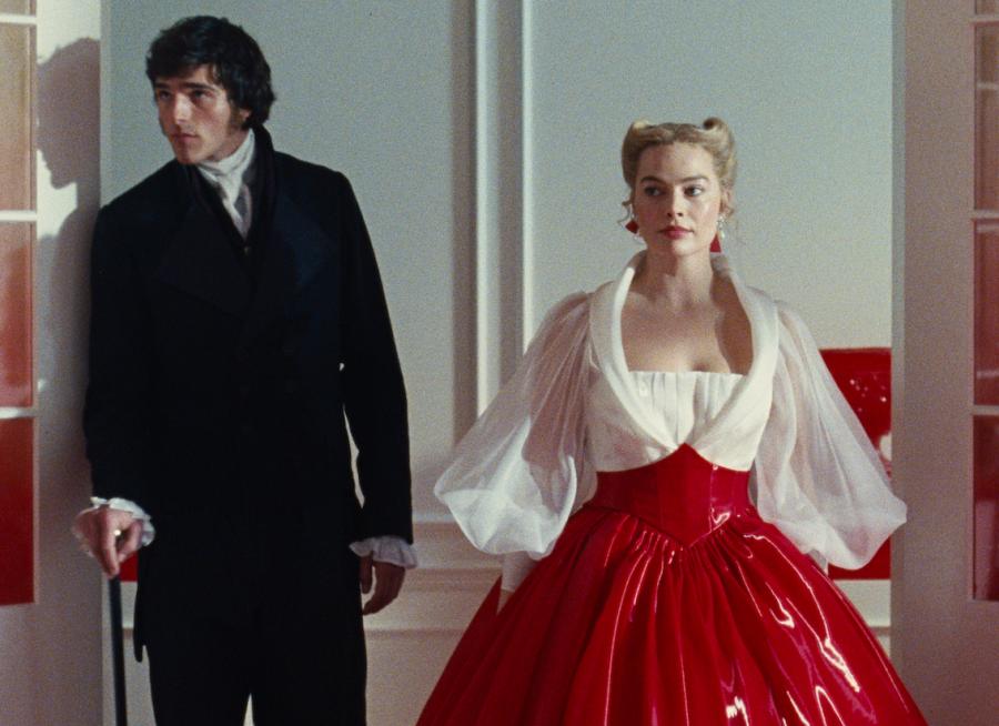 Jacob Elordi as Heathcliff, Margot Robbie as Cathy