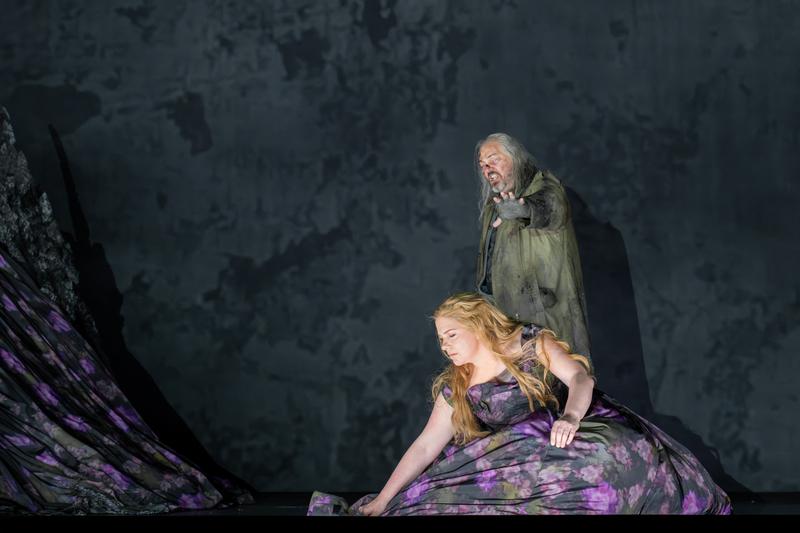 Wiebke Lehmkuhl as Erda and Christopher Maltman as Wotan
