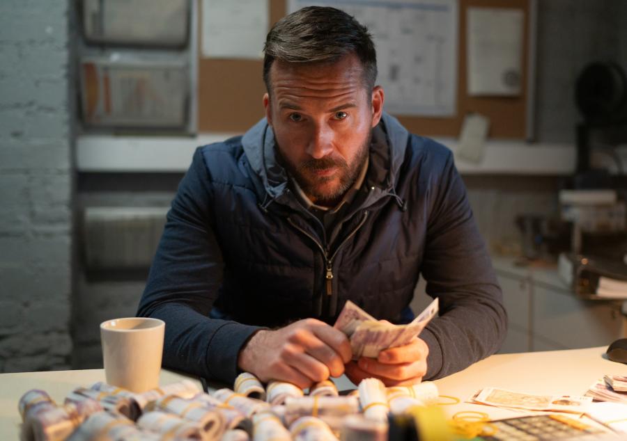 Barry Sloane as Gary Packer in The Cage on BBC One