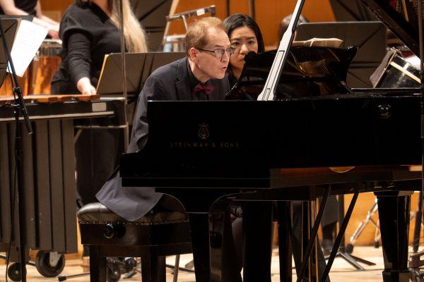 Dénws Várjon piano with the Halle 23 April 2026 credit_Sharyn_Bellemakers_The_Halle