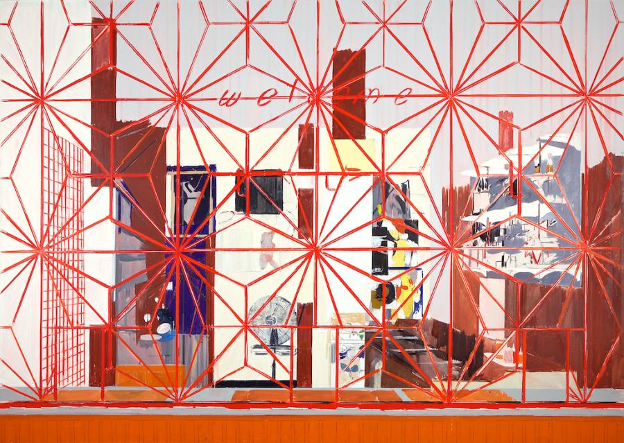 Hurvin Anderson, Welcome: Carib, 2005. Private Collection. © Hurvin Anderson