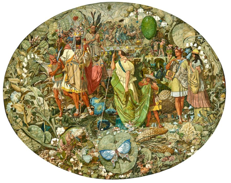 Richard Dadd, Contradiction. Oberon and Titania, 1854-58. Oil on canvas, 61 x 75.5 cm. Private Collection. Photo © David Parmiter