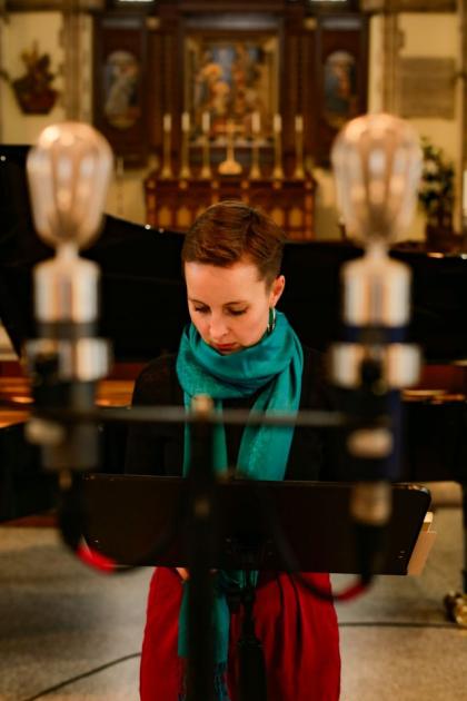 Katie Bray recording Weill