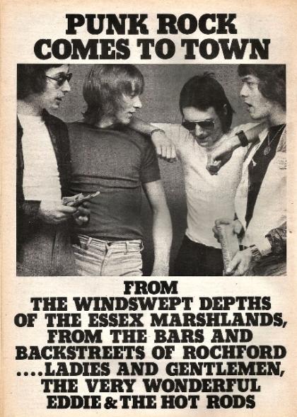 Eddie & The Hot Rods ZigZag 60 May 1976
