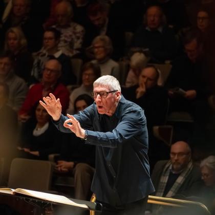 Conductor and founder of Crouch End Festival Chorus David Temple