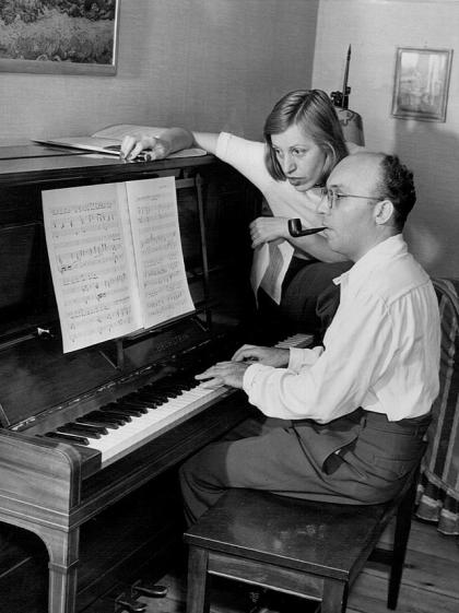 Kurt Weill and Lotte Lenya, 1942