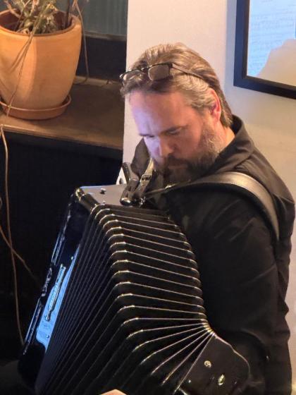 Murray Grainger at the Fidelio Cafe