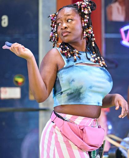 Bola Akeju as Ndidi in Jaja's African Hair Braiding