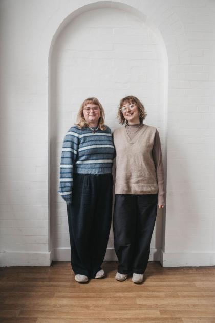 Flora Wilson Brown and Júlia Levai, author and director of 'The Waves'