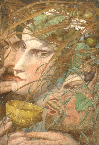 Richard Dadd, Bacchanalian Scene, 1862. Oil on wood, 35.6 x 24.1 cm. Tate: Lent from a private collection 1993. Photo: Tate