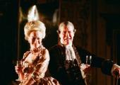 Social graces: Alan Howard delights as the elderly cynic Sir Peter Teazle