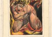 William Blake: 'The First Book of Urizen', Plate 7 Small Book of Designs